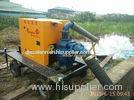 Municipal Diesel self priming centrifugal pump with trailer and sound proof enclosure