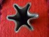 IS1161 welded steel Square pipes OD SIZE Plastic plugs in both ends