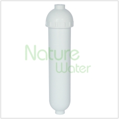 clear in-line water filter housings