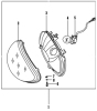 FIGURE 2 Headlight assembly