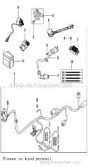 FIGURE 12 Wire Harness / Ignition Coil / Battery