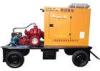 Engine power 90kw 600m3 / h flow diesel engine Mobile water pump with single stage pump