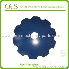 High carbon steel Boron steel Round Notched Flat plough disc 14