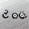 Custom Black Round Tamper Proof Screw Stickers Warranty Stickers For Cellphone Accessories