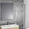 Aluminium Bathroom LED Light Mirror (GS020)