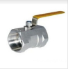 One piece ball valve