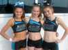 Customized youth sexy crop top cheerleading uniforms