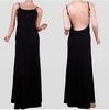 Strapless Open Back Sexy Halter Slim Fit Floor Length Cocktail Dresses For Lady