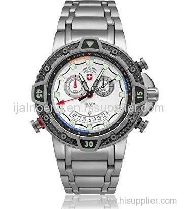 CX Swiss Military (by Montres Charmex SA) Typhoon Yachtimer scuba White [Watch]
