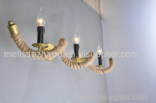 Popular Industrial Fancy Rope Edison Pendant Light