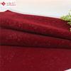 Red Printed Velvet Upholstery Fabric / Printing Flocked Upholstery Material