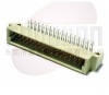 Din 41612 connector with 2 rows 16 pins male right angle type