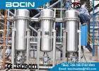 Power plant water filtering system with back blow system of automatic cleaning control