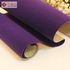 Fashion Purple Color Polyester Velvet Fabric / Flocked Modern Upholstery Fabric