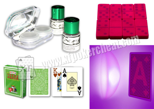 Nature Light Playing Cards Lens / Luminous Ink Contact Lenses For Poker Magic