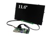 11.6&quot; TFT LCD Panel 1366x768 embedded with Application Kits suitable for transportation panel