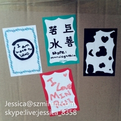 China Supplier Tamper Evident Security Destructive Sticker Vinyl Eggshell Sticker Strong Adhesive Wall Sticker