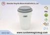 Magnesia Porcelain White Double Wall Ceramic Mug for Company Promotion