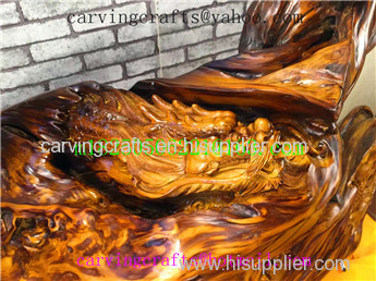 Wood Carving Buddha Crafts