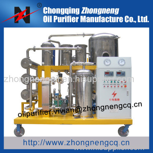 Stainless Steel Type Waste Lubricating Oil Cleaning Plant