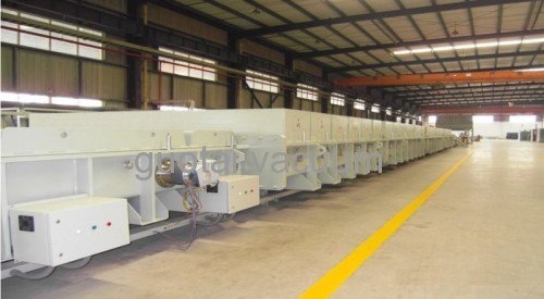 Horizontal continuous production line