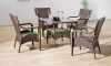 Maze brown rattan dining furniture set manufacturer