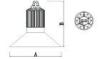 Industrial Canopy LED Parking High Bay Lighting 200W For Gas Station