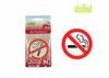 Customized No Smoking Paper Air Freshener For Home Eco - Friendly