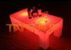 Super Bright LED Pub Table With 16 Changing Color / Rectangular LED Coffee Table