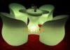 Flower Shape PE Plastic LED Bar Furniture Home With Lighting Energy - saving