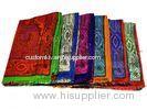 Symmetrical Cotton / Linen Pashmina Silk Shawl Embroidered Scarves