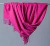 Durable Long Pashmina Silk Shawl Pink Neck Scarves For Women