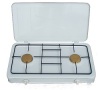 2-Burner Gas Stove With Lid