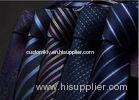 Formal Wool / Cotton Mens Silk Ties Business Neckties With Double Brushed