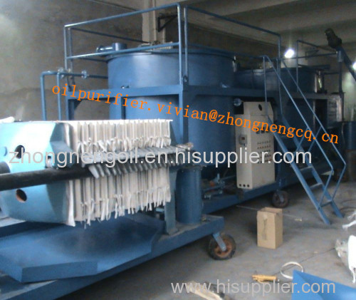 Waste Engine Oil Recycling Machine With The Function of Decoloring Dewatering Degassing Very Efficiency