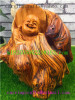 Happy Laughing Carving crafts made in china by Thuja sutchuenensis root