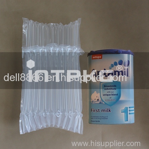 Milk powder inflatable air bag