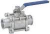 Manual Floating Ball Valves 1/2 - 3 3PC CLAMP END BALL VALVE for Industrial