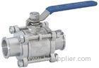 Manual Floating Ball Valves 1/2 - 3 3PC CLAMP END BALL VALVE for Industrial