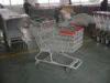 Singel Basket Supermarket Shopping Cart With Low Rack Welded