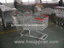 Singel Basket Supermarket Shopping Cart With Low Rack Welded