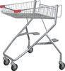 80L - 120L Lower Metal Basket Disabled Shopping Trolley For Wheel Chairs