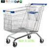 European Supermarket Purchase Shopping Carts For Seniors 270L / Metal Shopping Trolleys