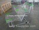 Large Capacity Grocery Shopping Trolleys With Four Wheel / Baby Seat 120L