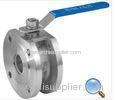 150LB Pressure Wafer Type Ball Valve flange end Anti - Static