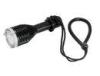 Black Deep Sea Rechargeable Diving Torch Back - Up Flash Light 860LM