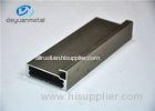 Alloy 6063-T5 Champange Brushed Aluminium Extrusion Profile For Cabinet