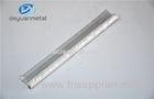 6060-T5 / T6 Silver Polishing Aluminum Extrusion Profile For Floor Strip