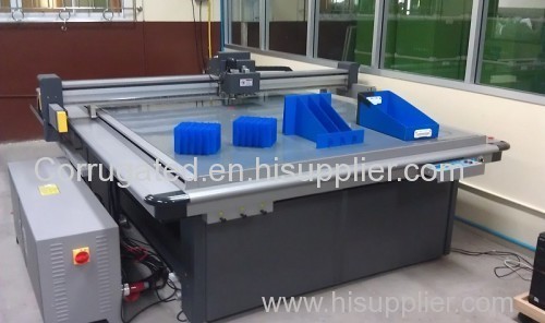 Coroplast box pattern cutter plotter cutting machine