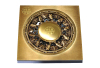 Hot sale 100*100mm 4 inch copper shower drain manufacturer Deodorization style can be customized